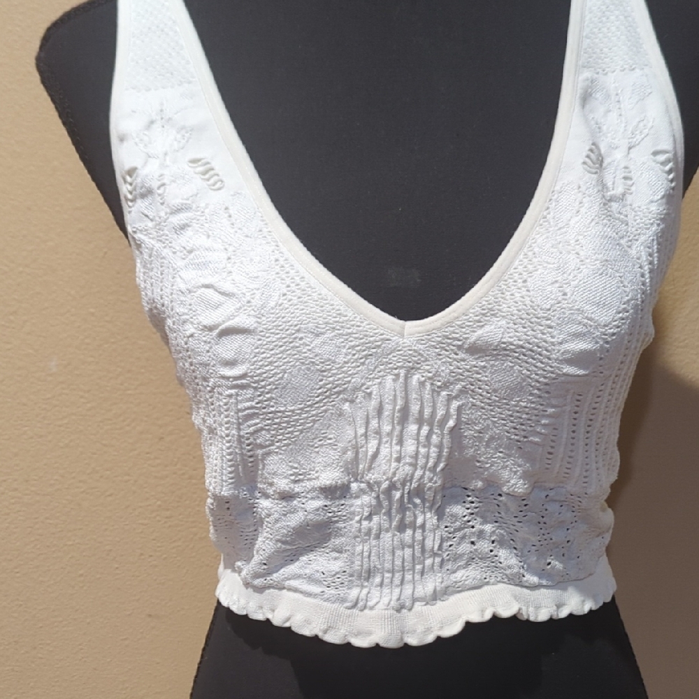 NOBO White Lace Tank Top